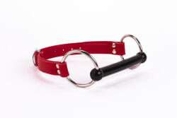 Devil Sticks Calf Softy Leather Top and Lamb Leather padding with Silicone Mouth Piece Red - jokerjoy