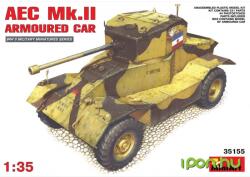MiniArt Models 1/35 AEC Mk 2 Armoured Car katonai jármű modell
