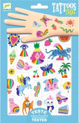 Djeco tetoválás készlet gyerekeknek, szivárvány (DJ09617)