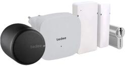 Tedee PRO Set: Încuietoare inteligentă Tedee Smart Lock, Bluetooth 5.0, Neagra + Bridge + Cilindru modular (TedeeProBDSC-B)