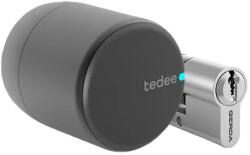 Tedee PRO Set: Încuietoare inteligentă Tedee Smart Lock, Bluetooth 5.0, Neagra + Cilindru M&C SKG*** 32-47mm / 30-35mm (TSKLV1.0B M&C)