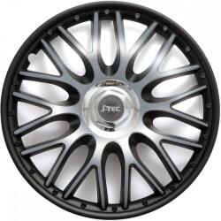 J-Tec 13" DÍSZTÁRCSA ORDEN EZÜST-FEKETE, 4db (JACKY13194)