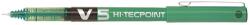 Pilot Roller V5 Hi-Tecpoint Pilot 0.5 mm varf fin, verde PBX-V5G