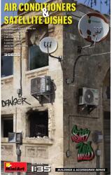 MiniArt Models 1/35 Légkondicionáló és parabola antenna szett modell kiegészítő (MI35638)