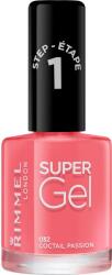 Rimmel Super Gel lac de unghii pentru femei 12 ml 032 Cocktail Passion