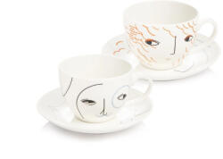 Tescoma myCOFFEE csésze csészealjjal, 2 db, Emotions (387744.00) - pepita