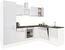  Yorki 280 sarok konyhabútor alsó sütős, polcos kivitelben - pepita - 425 990 Ft