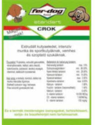  Fer Dog Crock 15Kg Kutyatáp Sérült csomagolás!