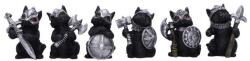 Nemesis Now Set statuete Nemesis Now Adult: Humor - Cat Crusaders (U6957A25) Figurina