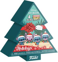 Funko Set de figurine mini Funko Pocket POP! Disney: Lilo & Stitch (Holiday) - 4 Pack (105231) Figurina