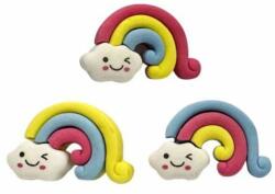  Szivárványos Felhő Radír Szett - 3 db, Figurás Radírok (MNLTH-55574)