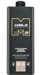 label.m Cool Blonde Toning Shampoo tonizáló sampon platinaszőke és ősz hajra 1000 ml