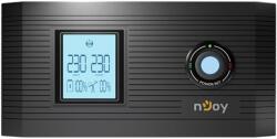nJoy Inverter - Aira 1200 (2 Schuko, Szinusz hullám, Akku Támogatás: 40Ah-200Ah, AVR, fekete) (UPCSTLP812HAICP01B)