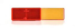 WAS Téglalap alakú reflektor ragasztóval 848 Up96X42 Red Was