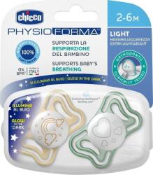 Chicco Cumi Physio Light Szilikon Éjjeli 2-6m, 2db (8058664156351) (8058664156351)