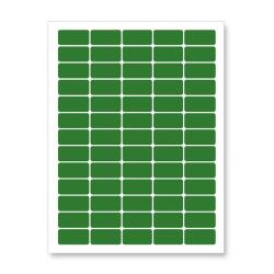 CDRmarket Самозалепващи етикети 38 x 21, 2 мм, 65 етикета, A4, 20 листа, зелени (R0ECO.0102GREEN)