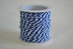 family kötöző zsinór 1mm 100% pamut 10m/tek sötétkék/fehér