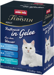 Animonda Vom Feinsten 12x85g animonda vom Feinsten Adult Raffinesse aszpikban Hal vegyes csomag (3 változattal) nedves macskatáp