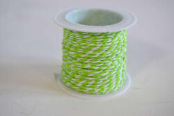  Family kötöző zsinór 1mm 100% pamut 10m/tek világoszöld/fehér