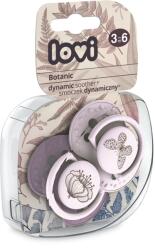 LOVI Lovi, Botanic Girl, suzeta dinamica din silicon, 3-6 luni, 2 buc