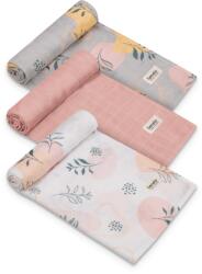 Lionelo Lionelo, scutece textil din bambus, 70x70 cm, 3 buc. , Leaf
