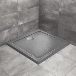 Radaway Cadita dus patrata Radaway Doros C Stone 90x90 cm acril antracit (SDRC8080-01-64S)