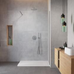 Radaway Paravan de dus tip Walk-in Radaway Modo New II nichel periat-transparent 115 cm sticla securizata 8 mm (389115-91-01)