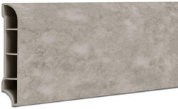  Vinyl SPC padlószegély Reno kőhatású szürke 2400x60x12 mm (REN-SZ)