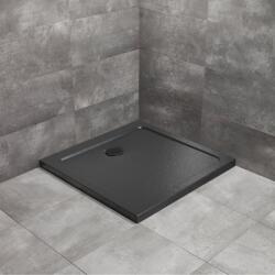 Radaway Cadita dus patrata Radaway Doros C Stone 90x90 cm acril negru (SDRC9090-01-54S)