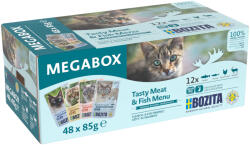 Bozita 96x85g Bozita falatok szószban tasakos megabox 4 változattal nedves macskatáp