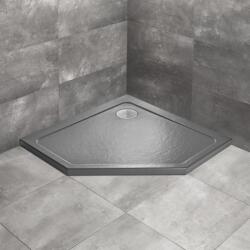Radaway Cadita dus pentagonala Radaway Doros PT Stone 100x100 cm acril antracit (SDRPT1010-01-64S)