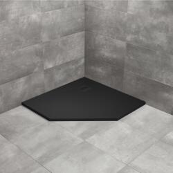 Radaway Cadita dus compozit pentagonala Radaway Kyntos PT 90x90 cm negru (HKPT9090-54)