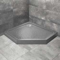 Radaway Cadita dus pentagonala Radaway Doros PT E Compact Stone 100x90 cm acril antracit stanga (SDRPTP1090-05-64SL)