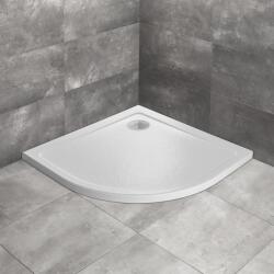 Radaway Cadita dus semirotunda Radaway Doros A Stone 80x80 cm acril alb (SDRA8080-01-04S)