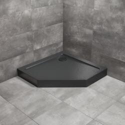 Radaway Cadita dus pentagonala Radaway Doros PT Compact Stone 80x80 cm acril negru (SDRPT8080-05-54S)