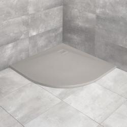 Radaway Cadita dus compozit semirotunda Radaway Kyntos A 100x100 cm gri ciment (HKA100100-74)