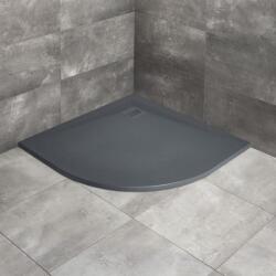Radaway Cadita dus compozit semirotunda Radaway Kyntos A 80x80 cm antracit (HKA8080-64)