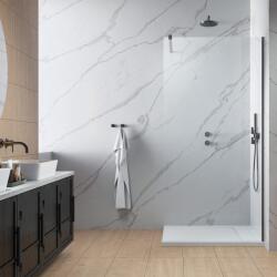 Radaway Paravan de dus tip Walk-in Radaway Modo New II GunMetal periat-transparent 120 cm sticla securizata 8 mm (389124-92-01)