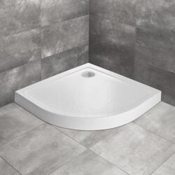 Radaway Cadita dus semirotunda Radaway Doros A Compact Stone 80x80 cm acril alb (SDRA8080-05-04S)