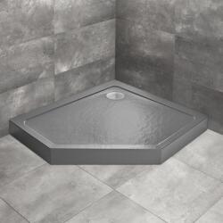 Radaway Cadita dus pentagonala Radaway Doros PT E Compact Stone 90x80 cm acril antracit dreapta (SDRPTP9080-05-64SR)