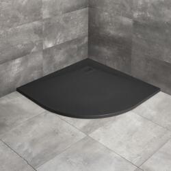 Radaway Cadita dus compozit semirotunda Radaway Kyntos A 100x100 cm negru (HKA100100-54)