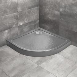Radaway Cadita dus semirotunda Radaway Doros A Compact Stone 80x80 cm acril antracit (SDRA8080-05-64S)