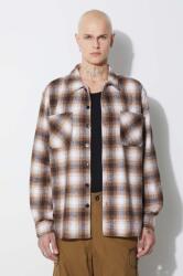 Taikan cămașă Heavyweight Plaid Shirt 9BYX-KDM0FJ_88X (TW0003.BRN)