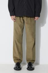 Maharishi pantaloni de catifea cord Loose Chino 9BYX-SPM0SN_91X (4568.OLIVE)