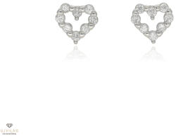 Újvilág Kollekció Ezüst szív fülbevaló - 02107-275