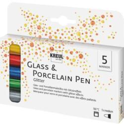 Kreul Glitter 'M' Permanent filctoll Mix 5 db (16530-KREUL)