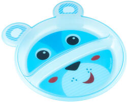 Canpol babies Чиния с разделения Canpol - Happy Faces, Синя (74/005_blu)