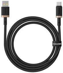 Baseus Dura USB Type A to Type C 60 W fast charging cable 1 m Black, Gold (P10377802U01-00) - pcone