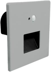Brilagi -LED lépcsővilágító lámpa mozgásérzékelővel JACK LED/3W/230V 3000/4000/6500K szürke GXDO095 (BG2777)