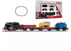PIKO Piko: Set starter - Locomotivă cu aburi, vagoane de marfă și șine (57113) Trenulet